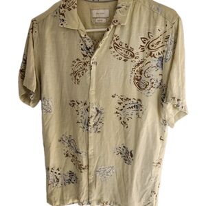 Porter & Ash Mens Small Linen Blend Blouse